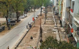 Xã Vĩnh Thanh đẩy nhanh tiến độ cải tạo vỉa hè