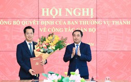 Đồng chí Vũ Đăng Định giữ chức Trưởng ban Tổ chức Thành ủy Hà Nội