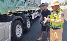 CSGT Hà Nội tăng cường xử phạt xe tải vi phạm quy định về an toàn giao thông