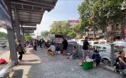 Trạm trung chuyển Long Biên đã thông thoáng