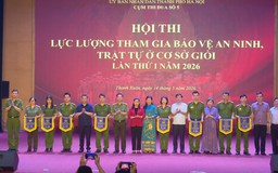 Sôi nổi hội thi lực lượng tham gia bảo vệ an ninh, trật tự ở cơ sở giỏi