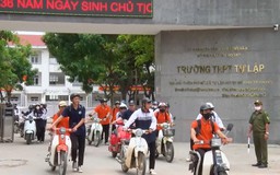 Công an xã Tiến Thắng phát huy hiệu quả mô hình 'Cổng trường an toàn giao thông'