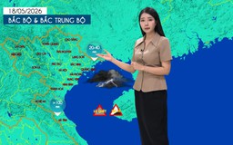 Dự báo thời tiết tối | 18/05/2026