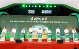 Hà Nội động thổ Nhà máy điện rác Núi Thoong