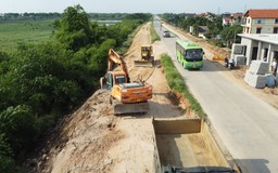 Xã Thiên Lộc cải tạo mở rộng tuyến đê Tả Hồng