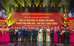 Trao giải Cuộc thi viết 'Bảo vệ nền tảng tư tưởng của Đảng trong tình hình mới'