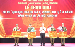 Sôi nổi hội thi bảo vệ an ninh trật tự cơ sở giỏi