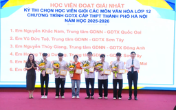 Hà Nội khen thưởng giáo viên và học viên giỏi giáo dục thường xuyên