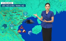 Dự báo thời tiết tối | 21/05/2026