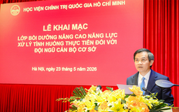 Bồi dưỡng nâng cao năng lực xử lý tình huống thực tiễn cho cán bộ cơ sở