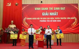 Phường Yên Sở: Sôi nổi chung khảo Hội thi báo cáo viên, tuyên truyền viên giỏi