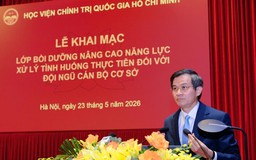 Cán bộ cơ sở cần chủ động giải quyết vấn đề từ thực tiễn