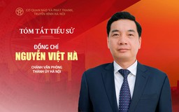 Tóm tắt tiểu sử Chánh Văn phòng Thành ủy Hà Nội Nguyễn Việt Hà