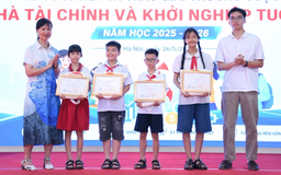 Trao giải cuộc thi 'Nhà Tài chính và khởi nghiệp tuổi Teen'