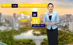Dự báo thời tiết sáng | 27/05/2026