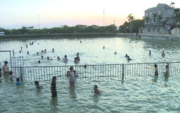 Xã Ứng Thiên: Phổ cập bơi, mang mùa hè an toàn cho trẻ