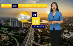 Dự báo thời tiết sáng | 28/05/2026
