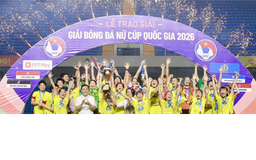 CLB nữ TP. Hồ Chí Minh bảo vệ thành công danh hiệu Cúp Quốc gia
