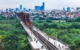 Thông xe cầu Long Biên sau hai tháng đóng cầu sửa chữa