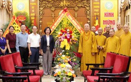 Lãnh đạo Thành phố Hà Nội chúc mừng Hội đồng Trị sự Giáo hội Phật giáo Việt Nam