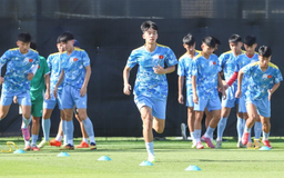 U17 Việt Nam có buổi tập đầu tiên tại Ả rập Xê út