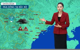 Dự báo thời tiết tối | 04/05/2026