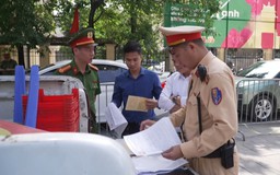 Công an phường Hoàng Mai xử lý nghiêm vi phạm trật tự đô thị