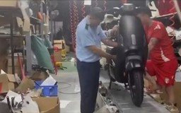 Tạm giữ nhiều xe đạp điện vi phạm quy định về tốc độ