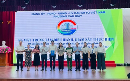 Phường Cầu Giấy ra mắt Trung tâm giám sát, xử lý ‘5 điểm nghẽn’
