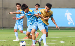 U17 Việt Nam chuẩn bị cho trận gặp Hàn Quốc