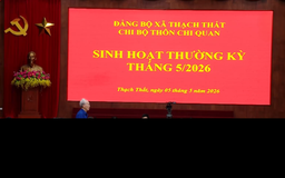 Nâng cao chất lượng sinh hoạt chi bộ từ những buổi sinh hoạt mẫu