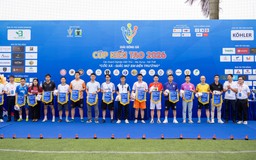 Khai mạc Giải bóng đá Cúp Kiến tạo 'Giấc mơ em đến trường'