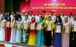 Báo cáo viên 12 xã tuyên truyền nghị quyết của Đảng vào cuộc sống