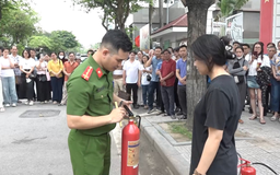 Công an phường Kiến Hưng tuyên truyền, tập huấn kỹ năng PCCC