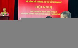 Phú Thượng: 12 hộ dân bốc thăm căn hộ tái định cư
