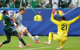 Uruguay và Ả Rập Xê Út bất phân thắng bại tại World Cup