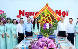 Trưởng ban Tuyên giáo và Dân vận Thành ủy Hà Nội chúc mừng các cơ quan báo chí