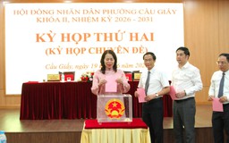 HĐND phường Cầu Giấy tổ chức kỳ họp chuyên đề