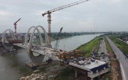 Dự án cầu Đuống mới bước vào giai đoạn nước rút