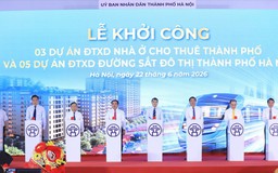Hà Nội khởi công 5 tuyến đường sắt đô thị và 3 dự án nhà ở cho thuê