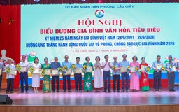 Phường Cầu Giấy biểu dương 56 gia đình văn hóa tiêu biểu