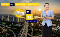 Dự báo thời tiết sáng | 24/06/2026