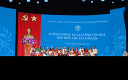 Tuyên dương 126 gia đình văn hóa tiêu biểu của Thủ đô
