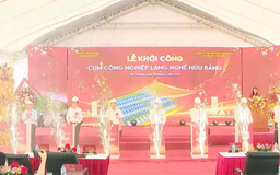 Khởi công Cụm công nghiệp làng nghề Hữu Bằng với tổng mức đầu tư gần 1.000 tỷ đồng
