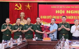 Đồng chí Trần Đức Thắng giữ chức Bí thư Đảng ủy Bộ Tư lệnh Thủ đô