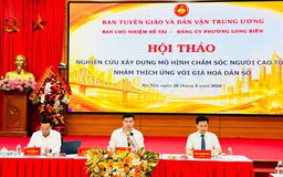 Chăm sóc người cao tuổi nhằm thích ứng già hóa dân số