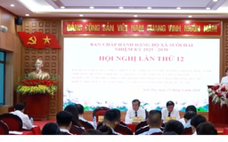 Hội nghị Ban chấp hành Đảng bộ xã Suối Hai lần thứ XII