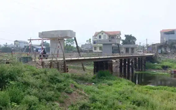 Dự án cầu Mụ hoàn thành GPMB sau thời gian dài 'đắp chiếu'