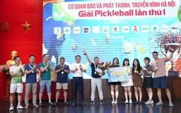 Giải Pickleball Cơ quan Báo và PTTH Hà Nội lần thứ I