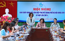 Hội nghị BCH Hội Liên hiệp Phụ nữ Hà Nội khóa XVII lần thứ 3